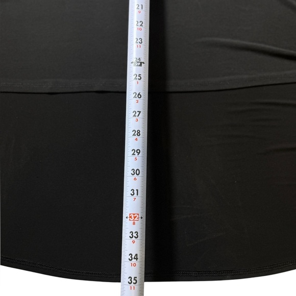 TORRID Midi Studio Knit Hi-Low Black Womens waist sash dress size 1x (14-16) - Picture 12 of 15